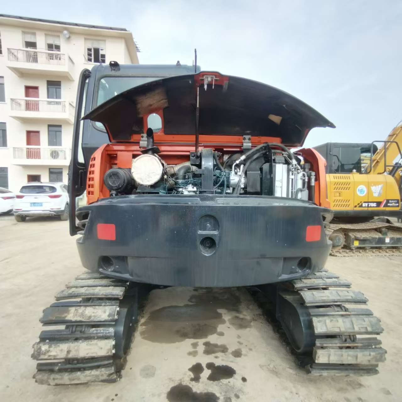 Side profile with extended boom, 2025 Kubota KX185-3 used excavator, priced at $16,667 by Richreach